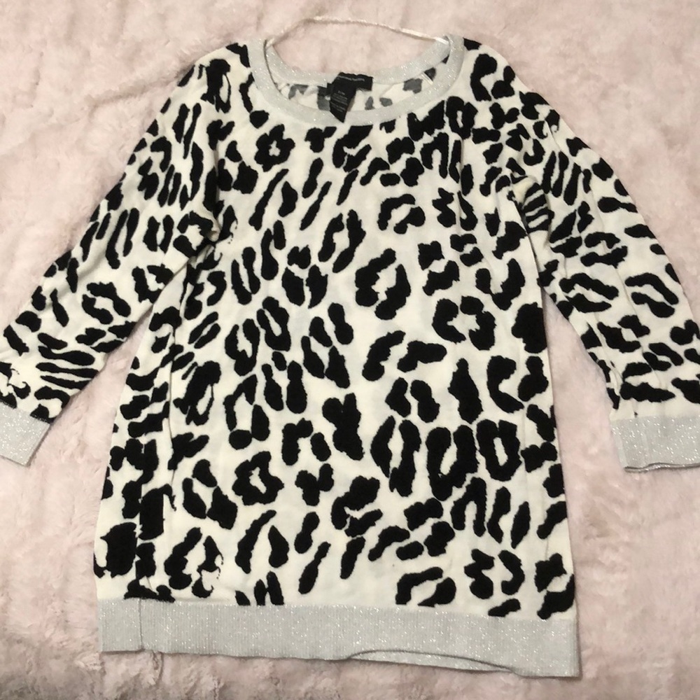 Leopard print sweater